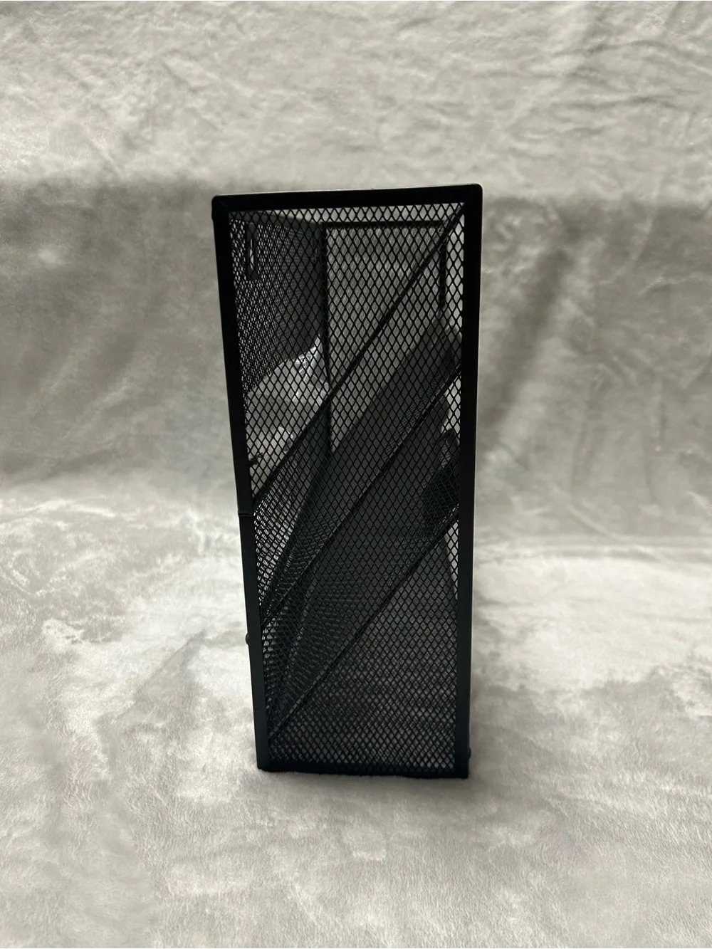 Black 3 Pockets Mesh Wall File Hanging Folder Holder Organizer Bottom Flat Tray